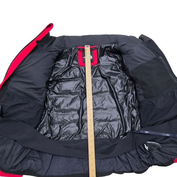 $500 The North Face Amry 700 Down Puffer Jacket Womens XL Red Black NF0A5G9K - Picture 7 of 15